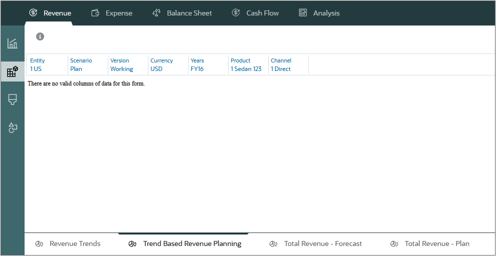Revenue Trends Page